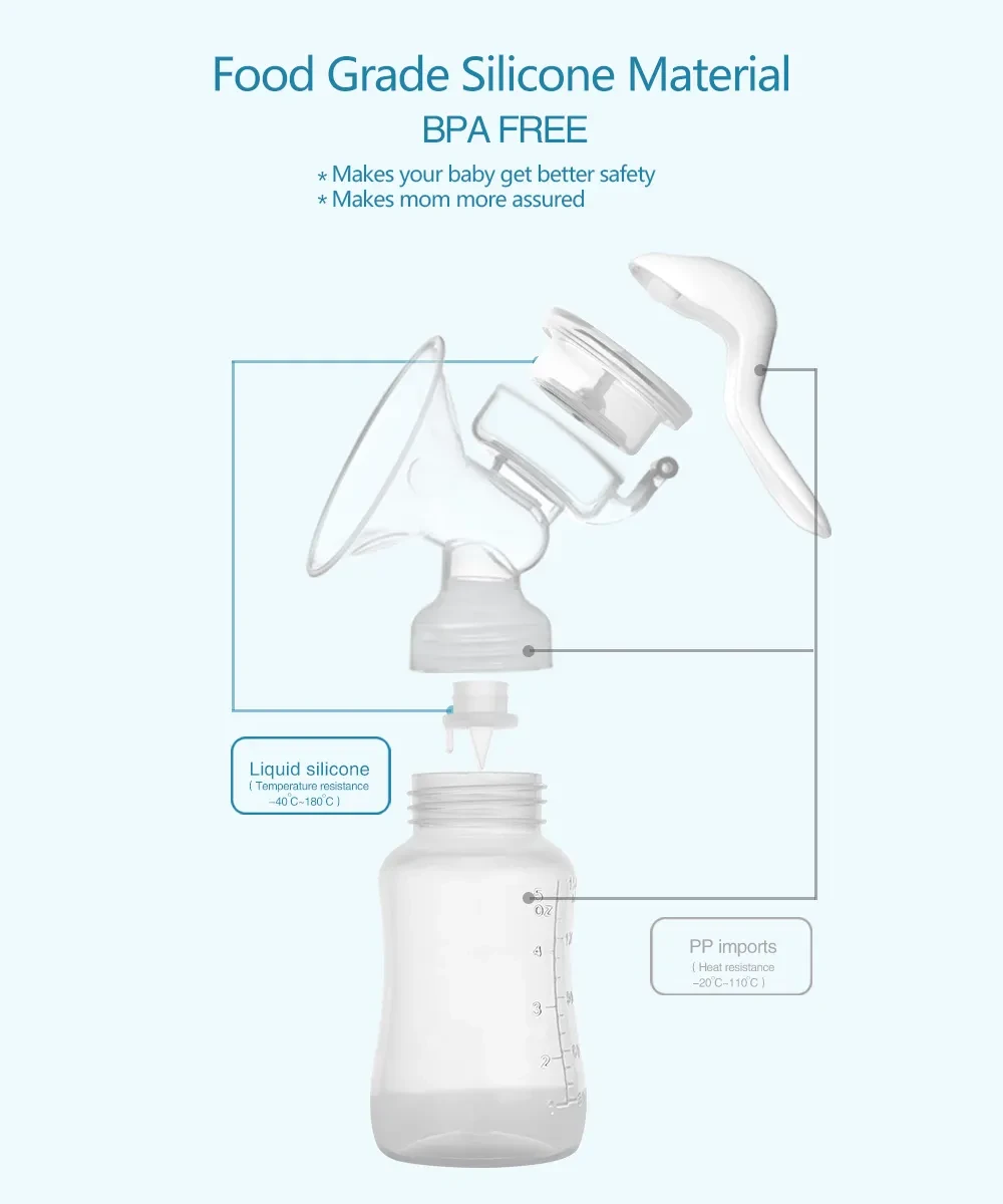 The Best Manual Breast Pump in China No. 1 Factory Hot Sale High Quality Handsfr