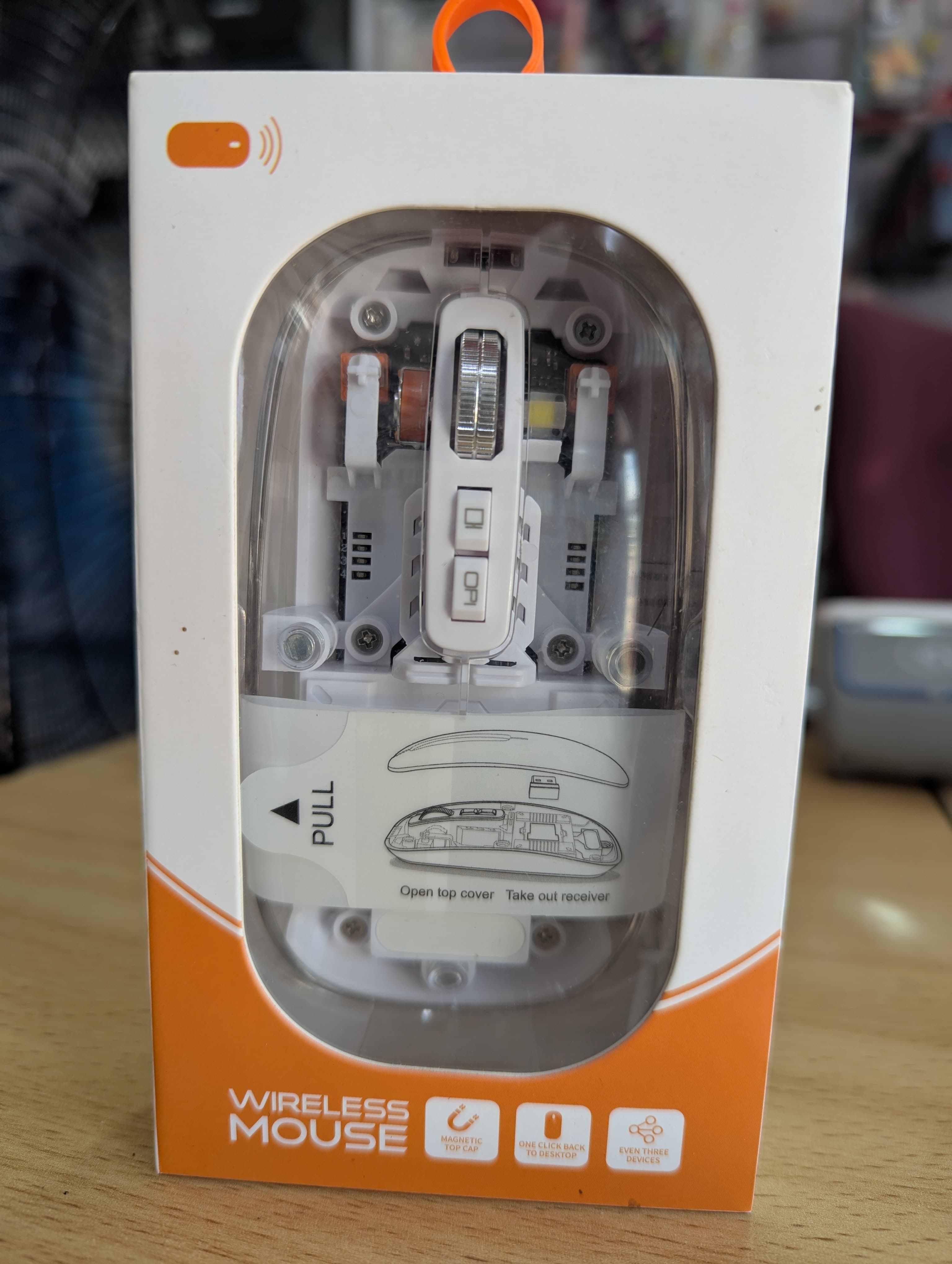 Transparent wireless mouse