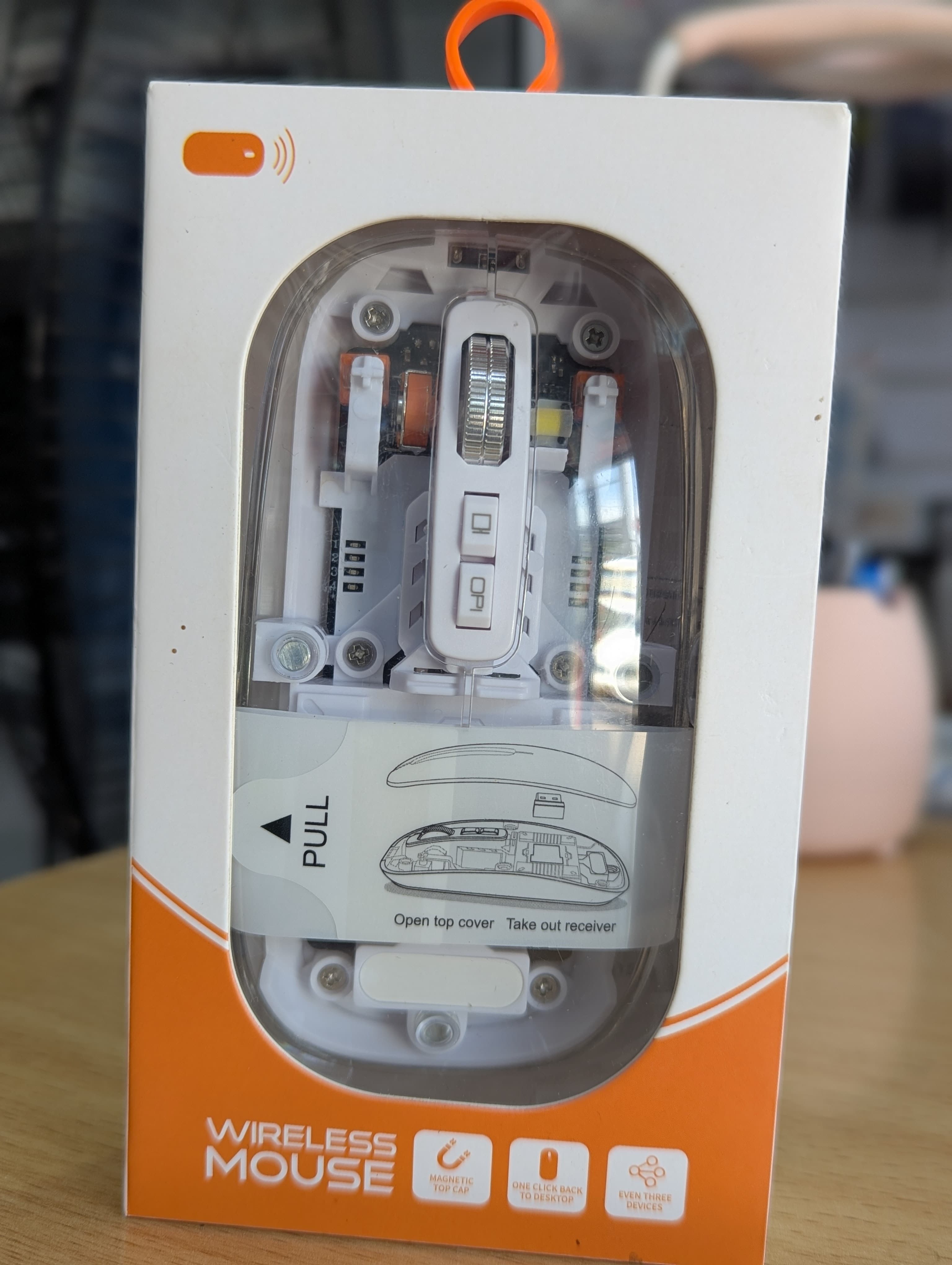 Transparent wireless mouse