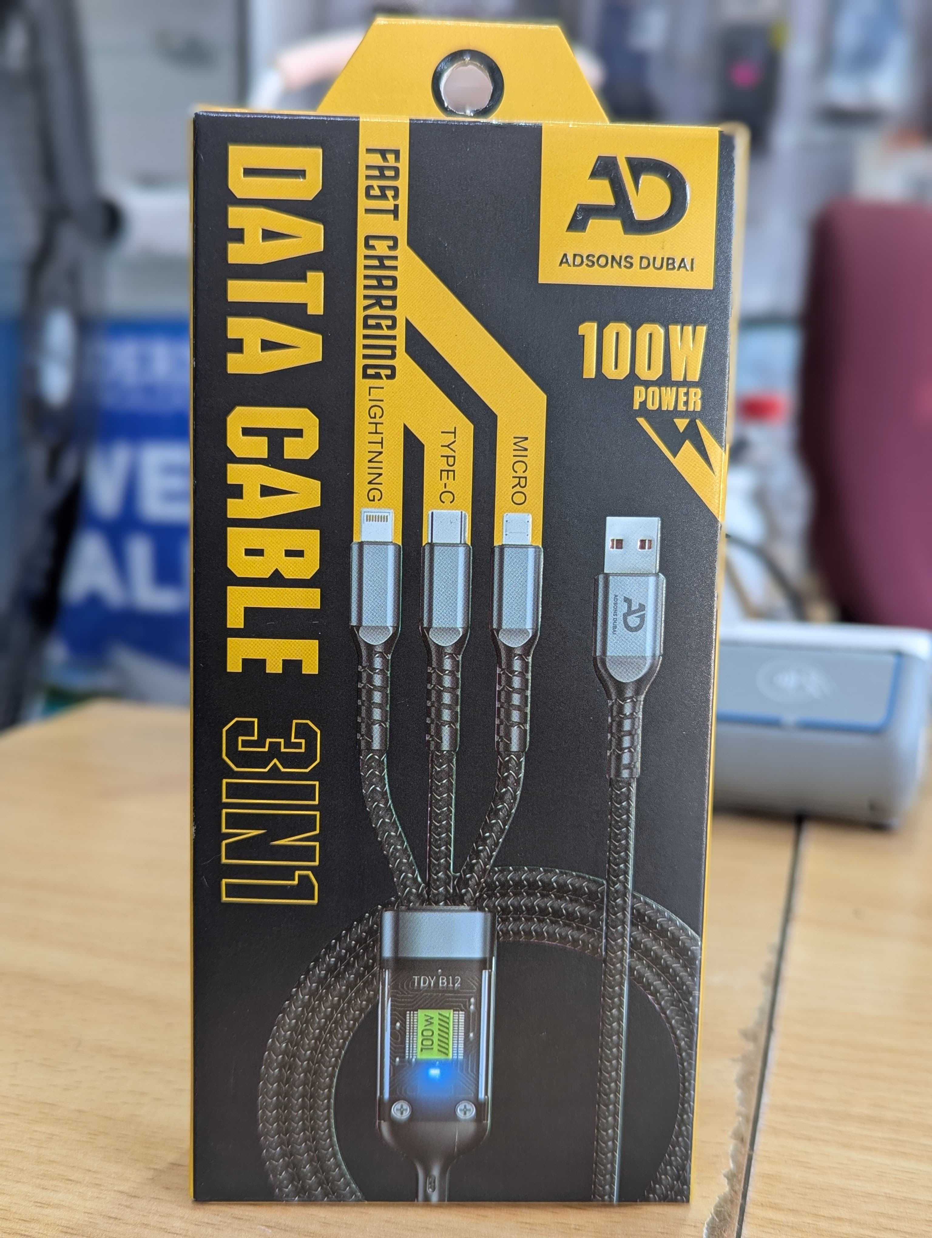 Data cable 3in1